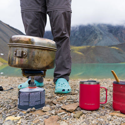 Tasse de voyage isotherme en acier inoxydable - 380 ml