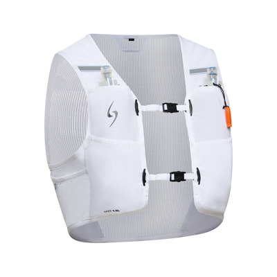 Life sports gear Mist running vest white front angled view
