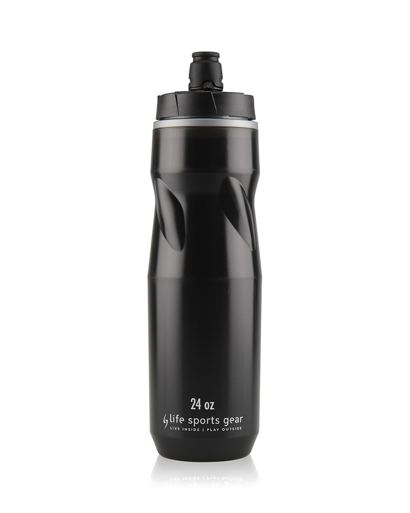 Insulated Water Bottle | 24 oz | Black